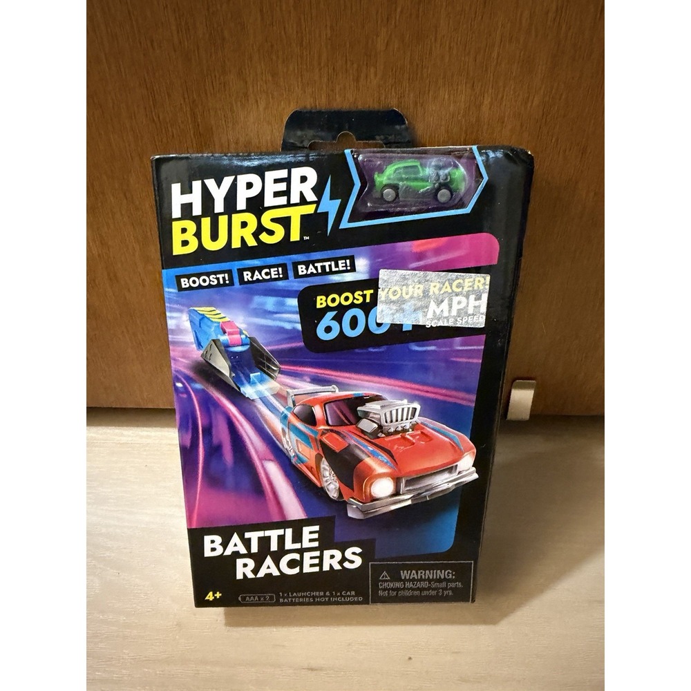 Hyper Burst Battle Racers Green Raider Car and Launcher